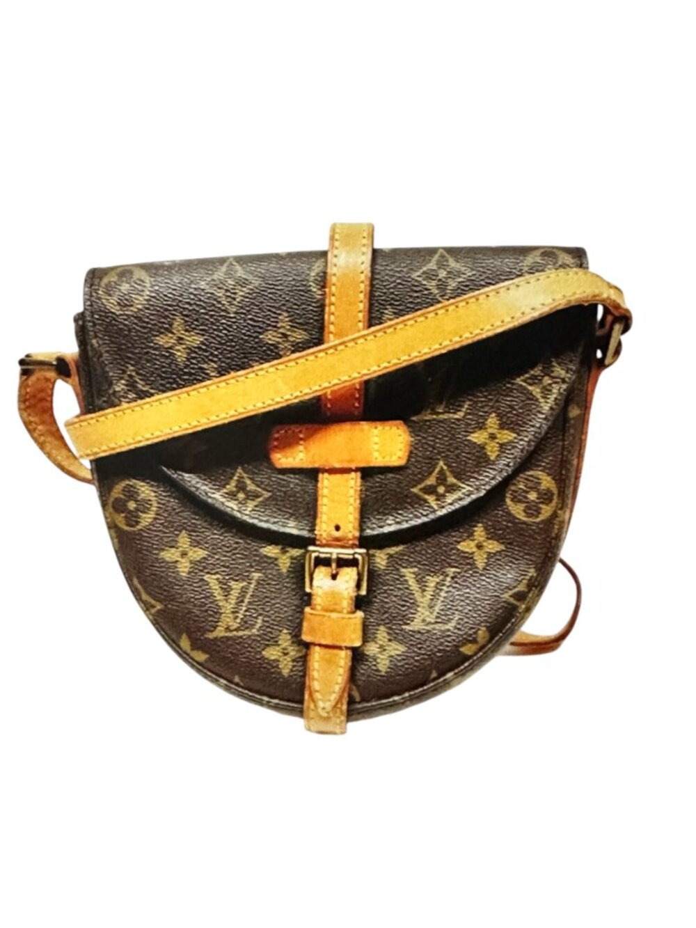 Authentic Louis Vuitton Vintage Brown Monogram Chantilly PM - Picture 2 of 11